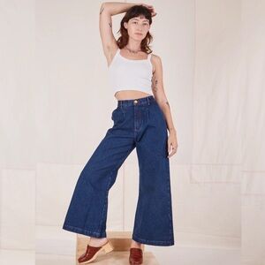 Big Bud Press Wide Leg Denim Trousers